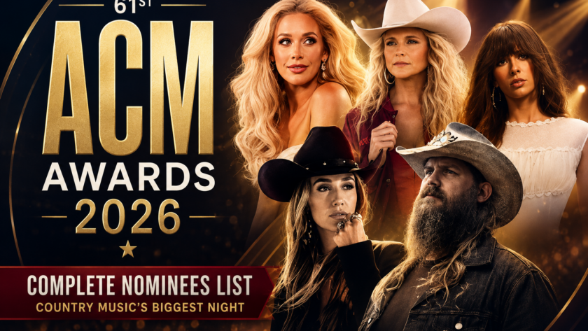 61st ACM Awards 2026 country music nominees complete list