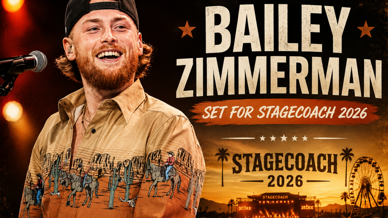 Bailey Zimmerman Stagecoach 2026 festival country music performer