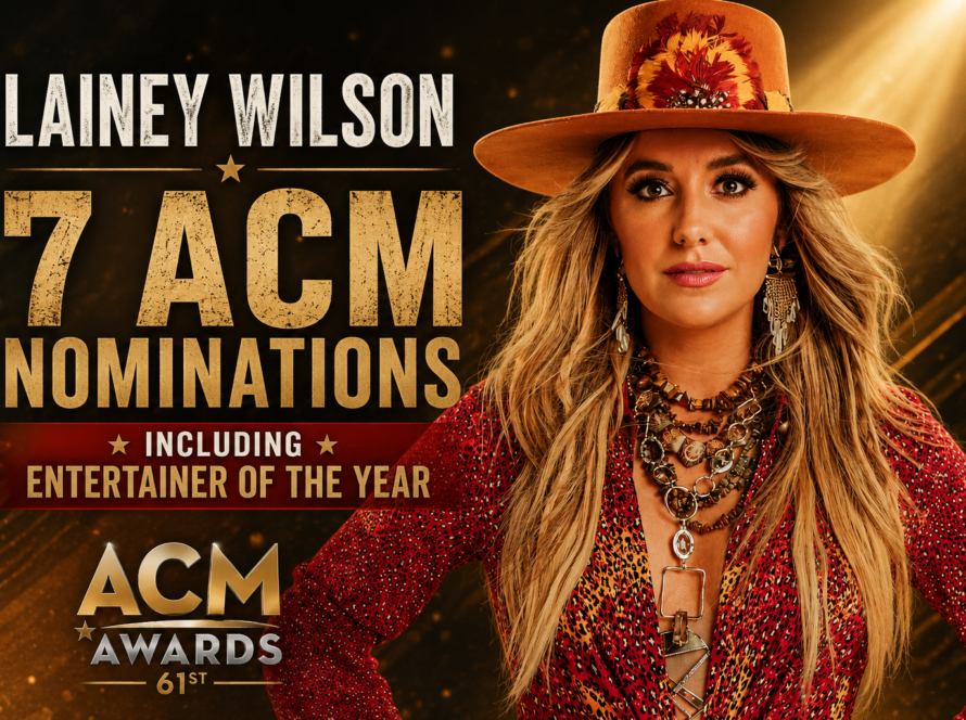 Lainey Wilson 7 ACM Award nominations 2026 Entertainer of the Year country music