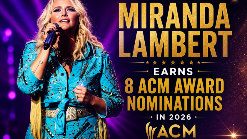 Miranda Lambert 8 ACM Award nominations 2026 country music