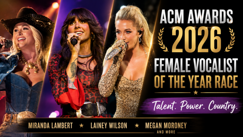 ACM female vocalist of the year 2026 nominees Megan Moroney Miranda Lambert