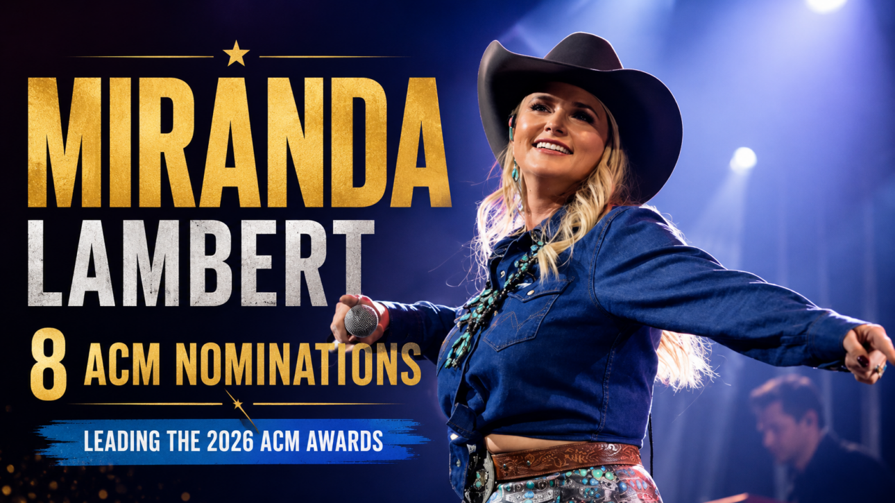 Miranda Lambert 8 ACM nominations 2026 country music awards