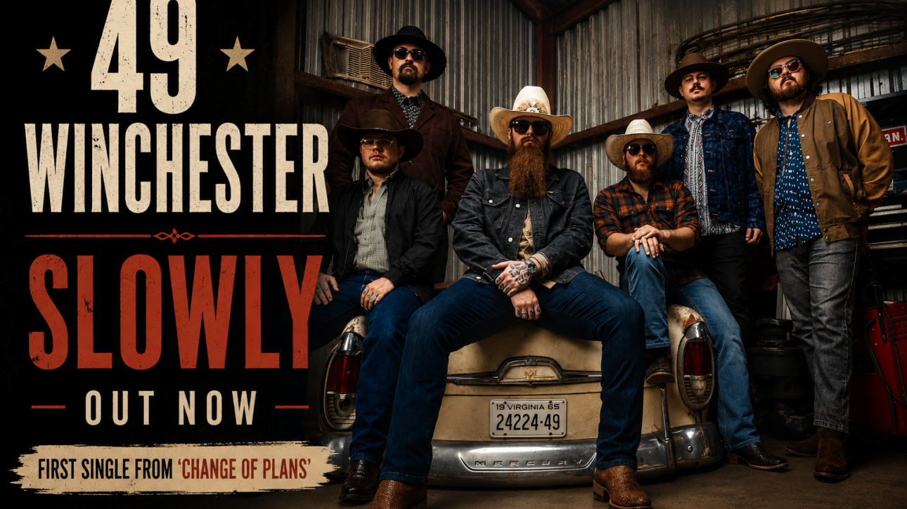 49 Winchester Slowly single April 2026 country band Virginia