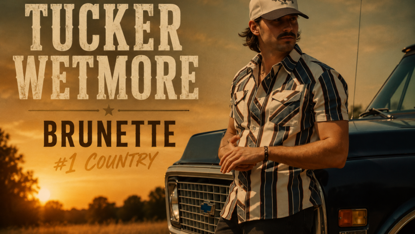 Tucker Wetmore Brunette Number One country airplay 2026