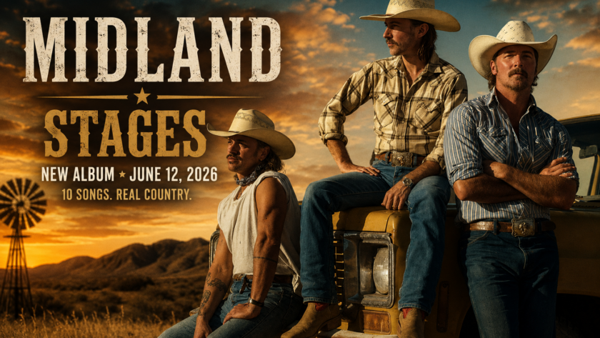 Midland Stages album 2026 country music honky-tonk Blue Highway Records