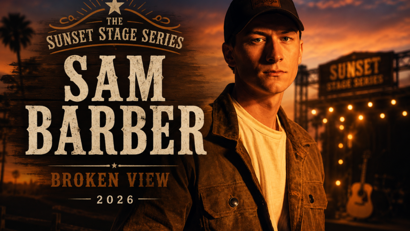Sam Barber Broken View album cover - 2026 country music release