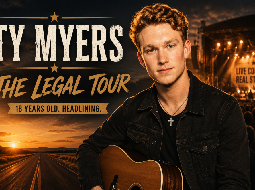 Ty Myers The Legal Tour 2026 country music rising star 18 year old headliner