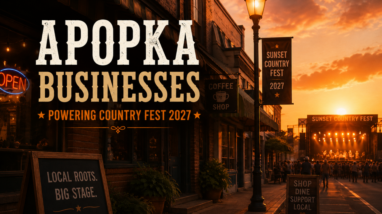 Sunset Country Fest 2027 Apopka - local businesses preparing for country music festival