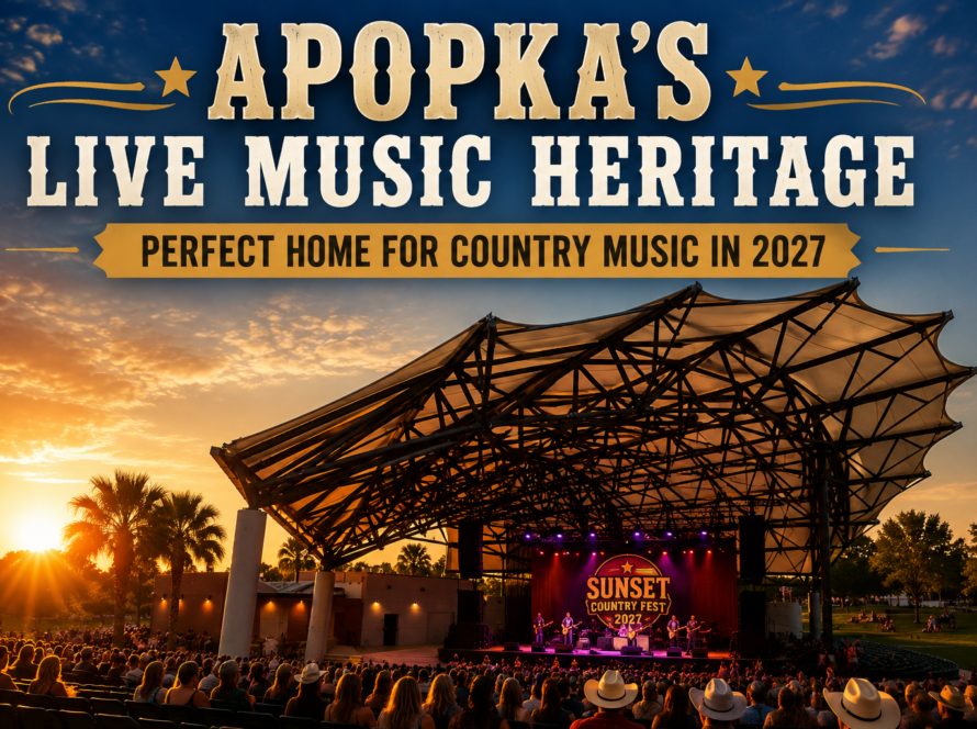 Apopka Florida live music heritage Sunset Country Fest 2027 festival venue
