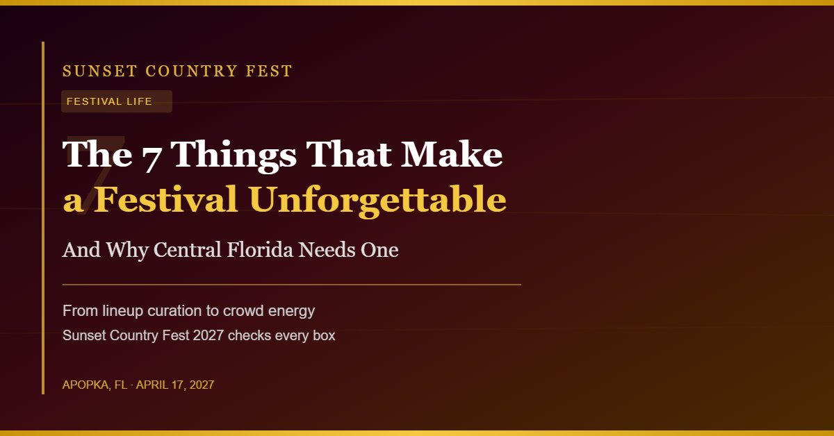 country music festival unforgettable cover