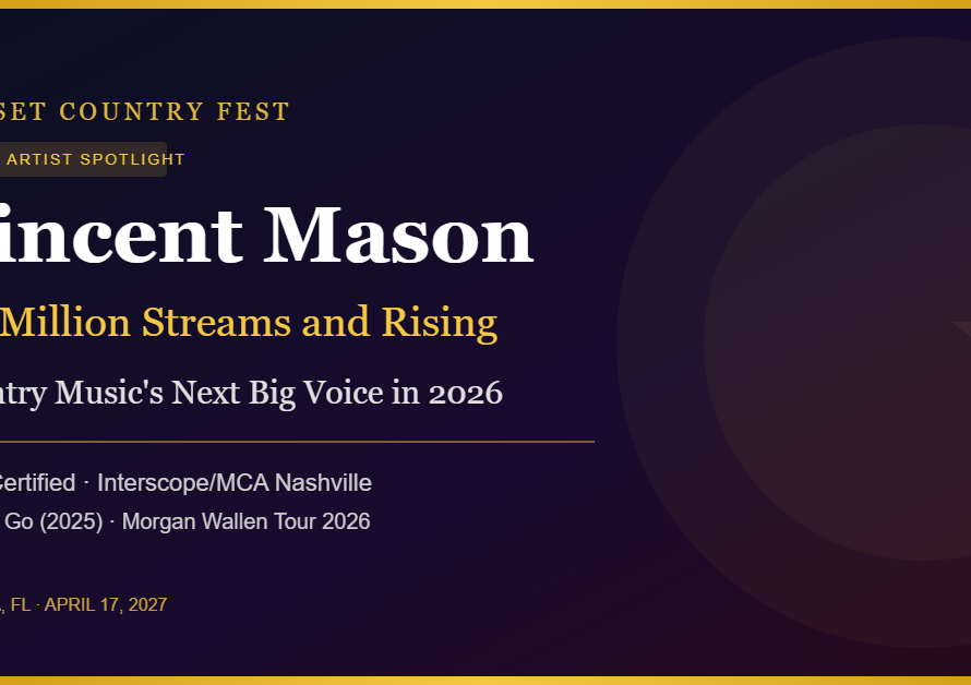 vincent mason country music 2026 cover